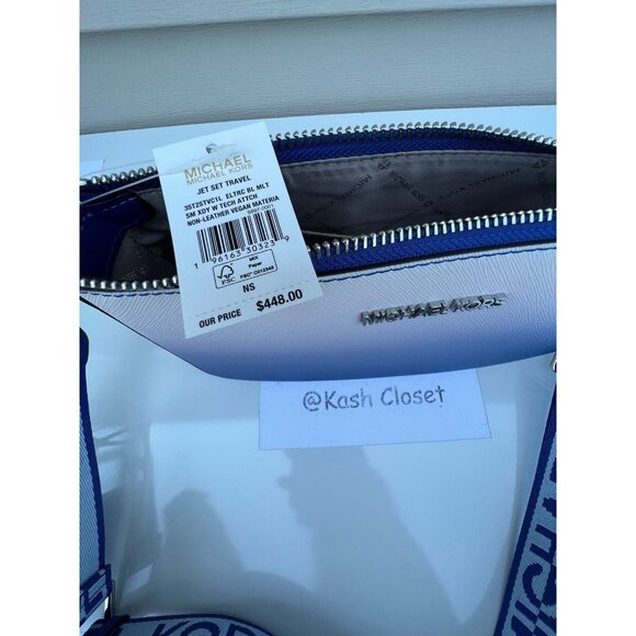 Michael Kors crossbody tech attach bag adjustable strap coin purse airpod case - Picture 8 of 12